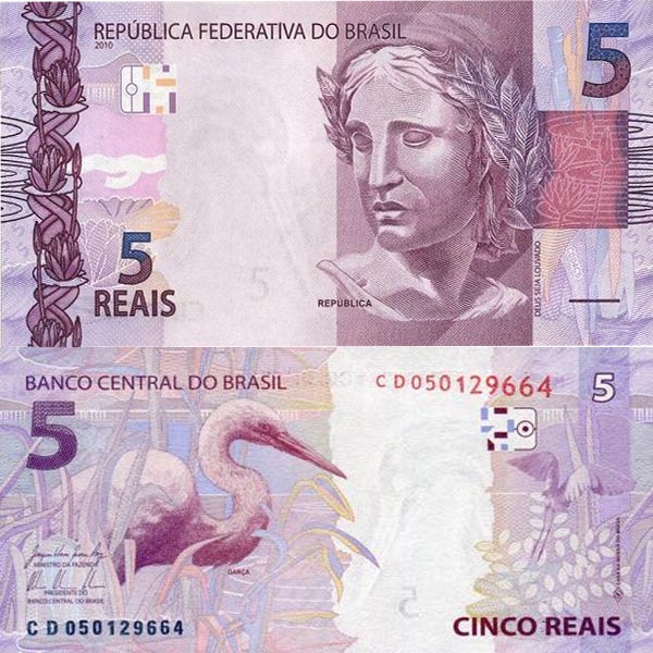 Hình ảnh tiền Brazil 5r