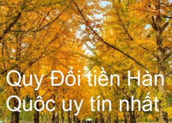 Những Nơi Đổi Tiền Hàn Quốc Uy Tín – Đổi Tiền Won Ở Đâu Lợi Nhất